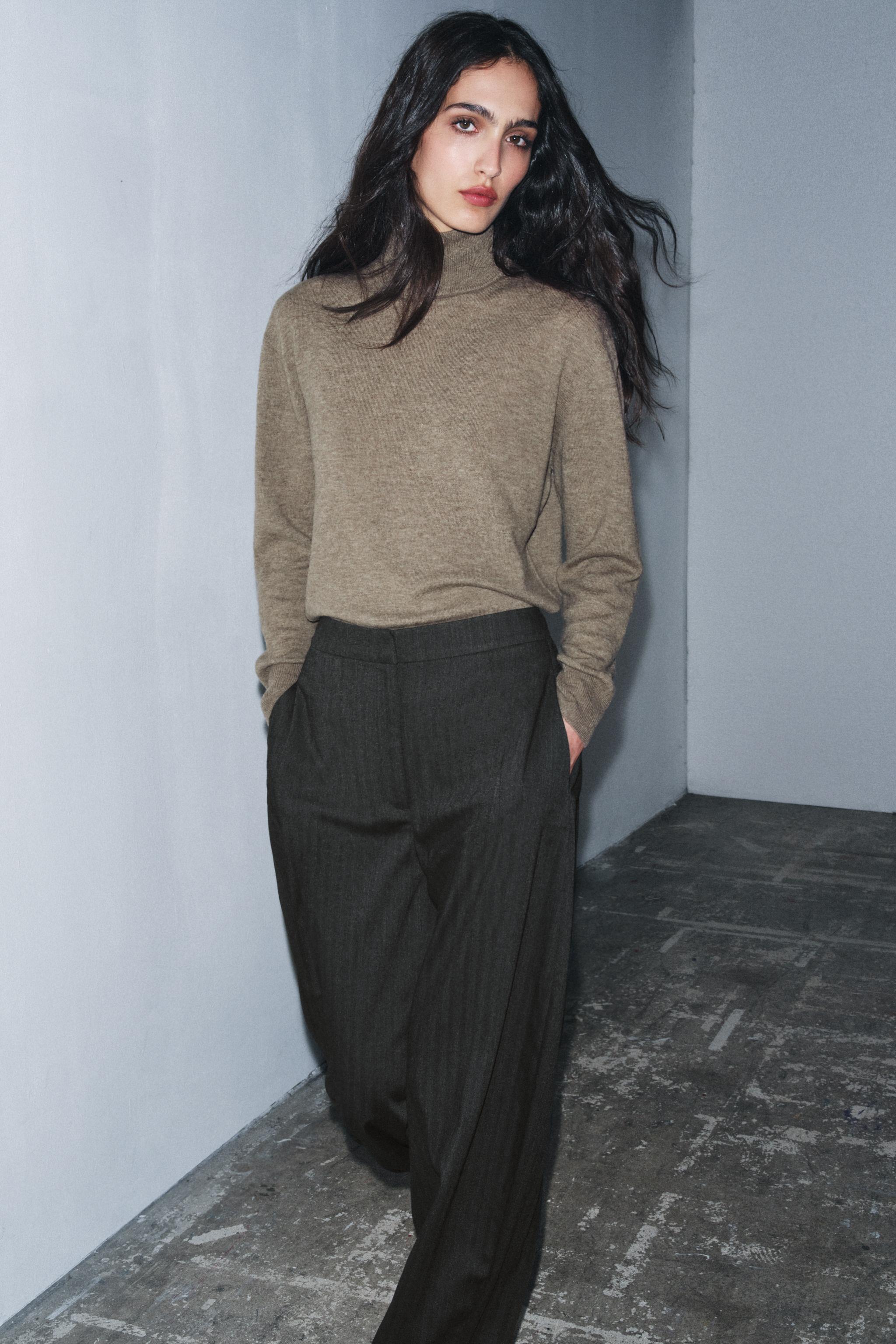 TEXTURED BALLOON PANTS ZW COLLECTION